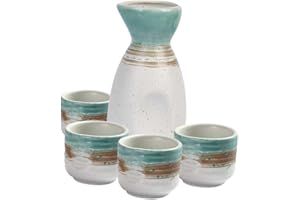 OFFSCH Japanese Sake Set Ceramic Sake Jar for Drinking Party Supplies Decorative