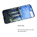 YunMonster Clouds Compatible iPhone 7 Plus Case/iPhone 8 Plus Case [Famous Paiting Series] Smooth Premium Durable Hard PC Funny 3D Flowing Oil Painting case-The Starry Night Van Gogh for iPhone