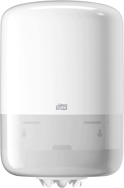 Tork W5526 Centrefeed Dispenser White M2 Robust Elevation 239x360x227mm