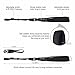 Powerextra Camera Neck shoulder Strap and Wrist Strap w/ Quick Release and Safety Tether Compatible with Nikon Sony Olympus Pentax fujifilm Panasonic Canon Camera SLR DSLR