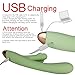 PNBB Heating Vibrator 8 Powerful Multi-Speed -100% Waterproof USB Charge G-spot Vagina and Clitoris Vibrating Dildos Sex Toys for Penis - Powerful Dual Vibrators for Women or Couples