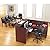 Alera - Valencia Series Reception Desk w/Counter, 71w x 35-1/2d x 42-1/2h, Mahogany VA327236MY (DMi EA