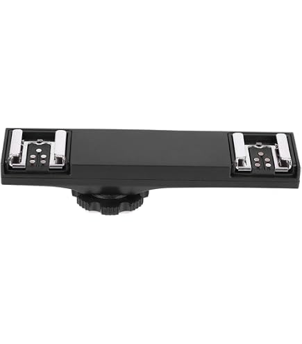 Divisor Pie Caliente Dual Para Cámaras - Compatible Con Canon, Nikon, Pentax, Soporta I-TTL