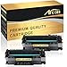 Arcon 2 Packs Compatible for HP 49A Q5949A 53A Q7553A Toner CartridgeHP Laserjet 1320, HP Laserjet P2015, HP Laserjet 1320n, HP Laserjet P2015dn, HP Laserjet 3390 M2727nf M2727 P2015d Printer Toner