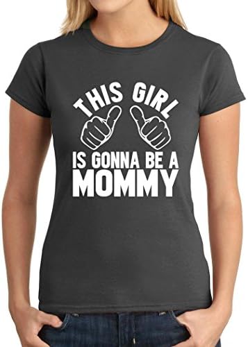 CheerfulTees New Mom Shirt This Girl Is Going To Be A Mommy Charcoal S