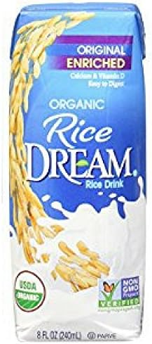 RICE DREAM Enriched Original Organic Rice Drink, 8 fl. oz. (Original, 16 pack)