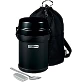 Zojirushi SL-JBE14BZ Mr. Bento Stainless Lunch Jar 41 Oz Carbon Black
