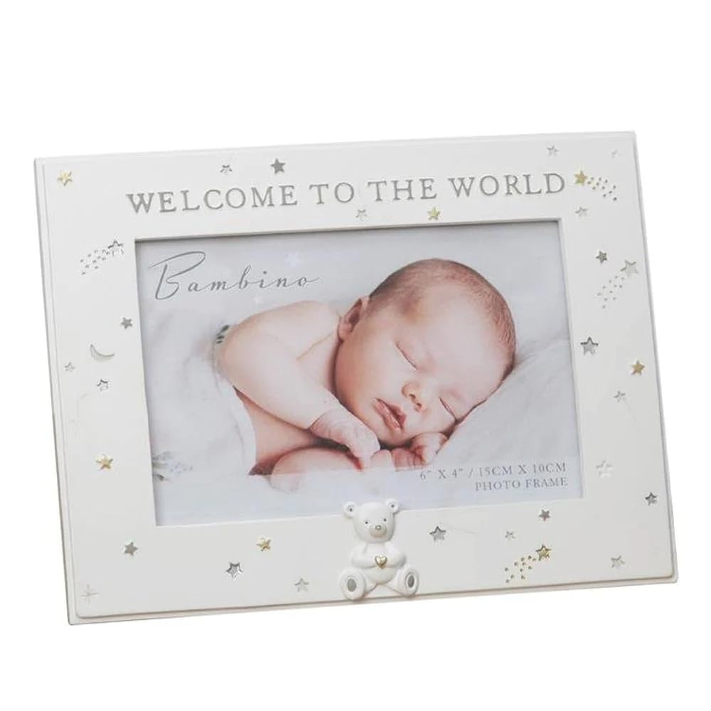 6' x 4' - Bambino Resin Welcome to the World Photo Frame