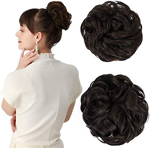 Confidence Set Of 2 Artificial Women Hair Juda Bun Extension Easy