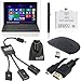 EEEKit Starter Kit Bundle with 2.4G Wireless Mouse, OTG Hub Adapter Cable and Card Reader for E-FUN Nextbook (6 Items)