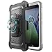 Moto G5 Plus Case, SUPCASE Full-body Rugged Holster Case with Built-in Screen Protector for Motorola Moto G5 Plus 2017 Release, Unicorn Beetle PRO Series - Retail Package (White/Gray)