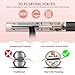 Flat Iron for Hair,GOOLEEN Professional Ceramic Hair Straightener 1 Inch Tourmaline 3D Floating Plates,2 in 1 Hair Curler and Straightener with Dual Voltage LED Display Adjustable Temperature 248-446℉