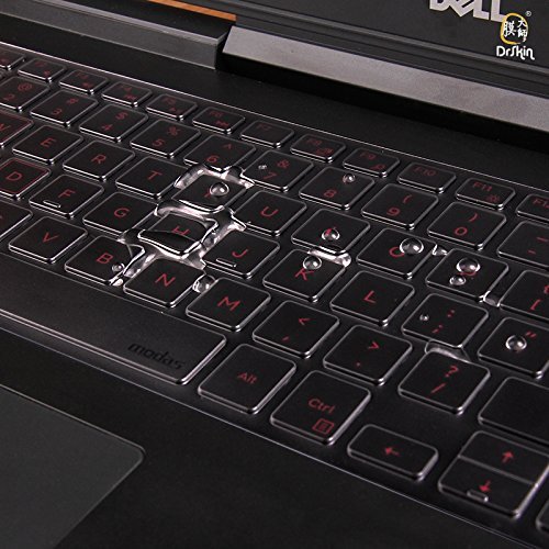 Premium Ultra Thin Keyboard Protector for 15.6 inch Dell Inspiron 15 3000 5000 and 7000 Series, 17.3 inch Dell Inspiron 17 5000 and 7000 2-in-1 Series, Dell G3 G5 G7 15.6" SeriesUS Layout