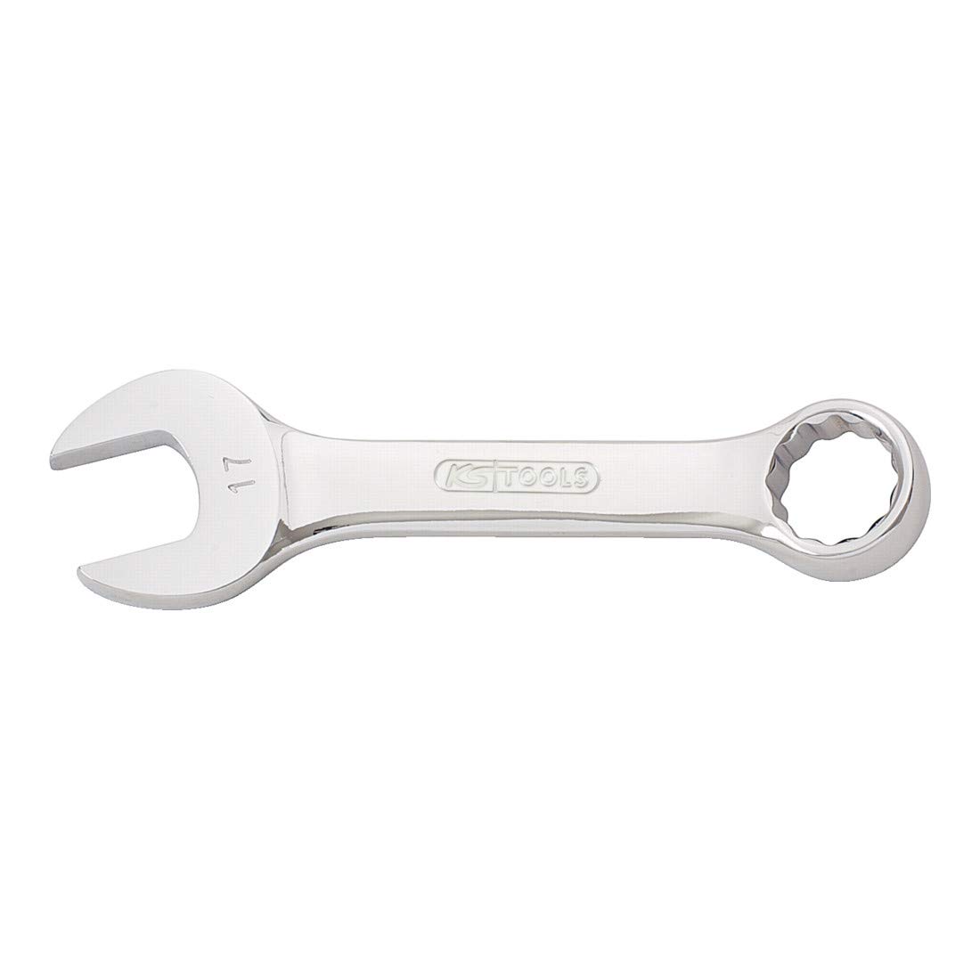 KS Tools 518.0012 CHROMEplus Combination spanner, stubby, 12mm