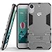 HTC Desire 10 Pro Case, CoverON [Shadow Armor Series] Hard Slim Hybrid Kickstand Phone Cover Case for HTC Desire 10 Pro - Silver / Black