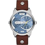 Diesel Watches Mini Daddy Leather Watch