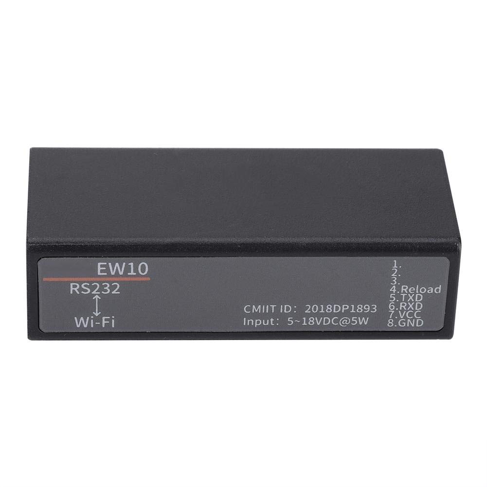 ciciglow WIFI Serial Server, lfin‑EW10A to Wifi Ethernet RS232 Wireless, RS232 to WIFI, Support Remote Upgrade Firmware, Support Common Encryption Transmission Mode