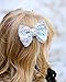 CÉLLOT Party Festival Baby Girls Sparkling Bows Clips 15PCS Glitter Sequins 4