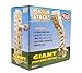 Mega Tumble Tower, 54-Piece Jumbo Pine Blocks Game, Indoor/Outdoor Fun for Kids & Adults, with Carry Bag, Jumbo Games, Block Games, Giant Jumbo Blocks, Outdoor Game for Adults, Soars to 4Ft