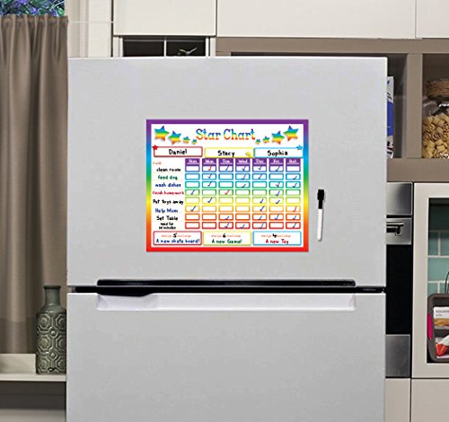 image for Lushleaf Designs Dry Erase Reward Chore Chart - 16