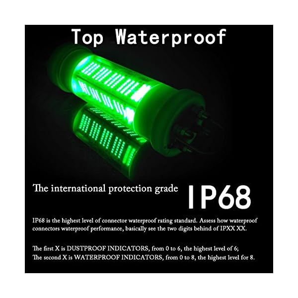 Goture-12V-IP68-High-power-LED-Fully-Submersible-Night-Fishing-Light-Deep-Drop-Underwater-Lure-Bait-Fish-Finder-Lamp-with-547-Cable-for-Krill-Phytoplankton-Squid-White-Blue-Green