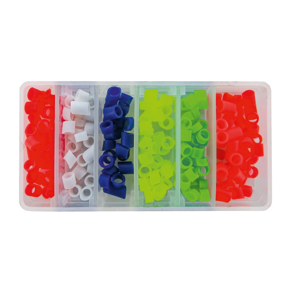 blntackle76 Silicone Float Rings Set of 6 Assorted Compartments + Free Petri Heil Sticker