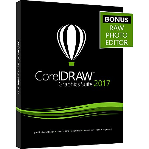 CorelDRAW Graphics Suite 2017 with RAW Photo Editing Software for PC - Amazon Exclusive (Old Version)