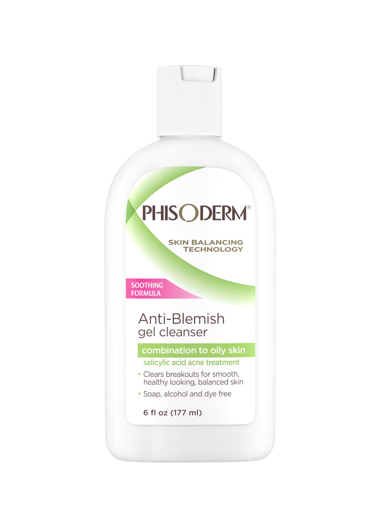 Photo 1 of pHisoderm Anti-blemish Gel Cleanser, for Oily, Combo and Acne-prone Skin, 6 Fluid Ounce Bottle (Pack of 4)