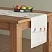 Maison d' Hermine Table Runner 100% Cotton Double Layer Table Runners 108 inches Long Decorative for Home Kitchen Dining Party Wedding Bridal Shower Spring Summer (Birdies On Wire, 14.50