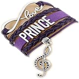 Infinity Love Prince Bracelet with Music Note Charm