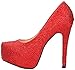Littleboutique Glitter Stone Wedding Platforms High Heels Bridal Shoe Prom Party Pumps