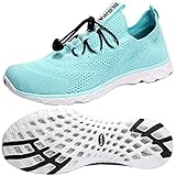 DLGJPA Women's Quick Drying Water Shoes for Beach or Water Sports Lightweight Slip On Walking Shoes