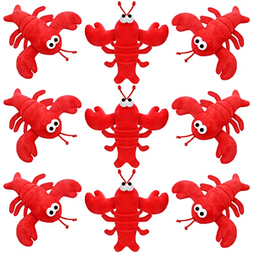 9 Pack Lobster Crab Stuffed Animal Lobster Crab Plush Cute Lobster Crab