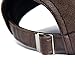 MAOTE Men's Vintage PU Leather Baseball Cap Windproof Warm Outdoor Sports Driving Hats