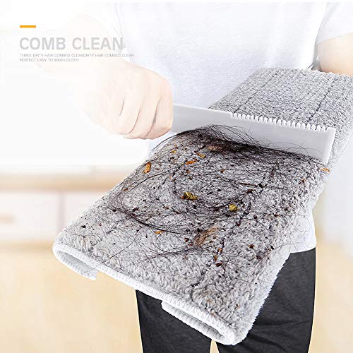 VAIIGO Professional Microfiber Hardwood Floor Mop, Flat Mops with Reusable and Machine Washable Pads for Home/Office Wet or Dry Floor Cleaning,with Mop Organizer Rack