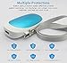 5200mAh USB Rechargeable Electric Hand Warmer,Vshow Baby Dolphin Double-Side Pocket Warmer /Emergency Phone Charger for iPhone /Samsung Galaxy - Blue