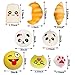 Pursuestar 10pcs Artificial Lifelike PVC Delicious Vegetables Fruits Strawberry Cherry for Kitchen Home Christmas Decoration Sample Display Bag Pendant Kids Favors