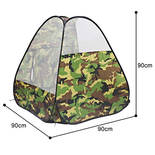 4 deAO+Foldable+Playhouse+Camouflage+Outdoor
