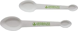 Herbalife Measuring Spoons, Four Sided, useful for Protein Powders (2 Pack)