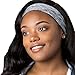Hipsy Women's Adjustable & Stretchy Xflex Headband Multi Packs (Heather Grey Xflex Band)