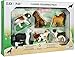 Click N' Play Assorted Beautiful Detailed Canine Dog Animal Set.