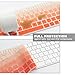 Allinside Ombre Orange Cover for Apple Magic Keyboard (MLA22LL/A) with US Layout