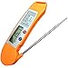Instant Read Digital Meat Thermometer with Folding Stainless Probe for Oven Food, Meat, Grilling, Milk, Candy, BBQ and Cooking