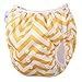 Swim Diaper By Page One, Reusable & Adjustable Fits All Diaper Sizes N-6(0-4 Year Old),Oversized Unisex Diaper Best For Swimming lesson & Baby Shower Gifts(Pack of 2)