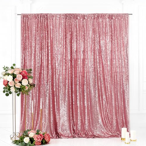 Eternal Beauty Fuchsia Pink Sequin Backdrop