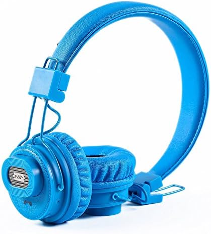 Wireless headphones, NIA 5 in 1 Multifunctional Bluetooth Headphones Kids Headphones, Built-in Microphone, TF card player, FM radio, Speakers - Blue