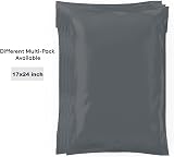 Straame Grey Mailing Bags 17x24 Self-Seal 25 Pack Tear-Proof view 2