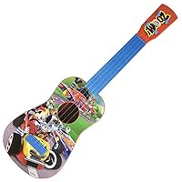 Disney Mickey Mouse Clubhouse Music Play Guitar | 4 Real Guitar String | 24 Inches long - Ukulele Size | Kids Toy Gift