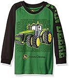 John Deere Little Boys Tractor Tee, Green/Black, 5