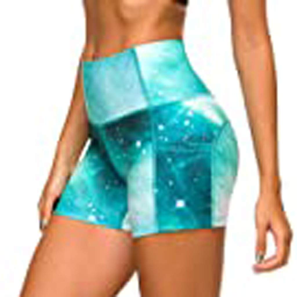 Yoga Pants for Women, Leewos 2020 New! Womens Workout Shorts Scrunch Booty Gym Yoga Pants Tie-dye Pockets Leggings(Green, S) : Beauty